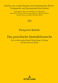 Vorderes Coverbild Das griechische Immobilienrecht