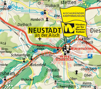 Beispielinhalt (Bild) Steigerwald - Fränkisches Weinland