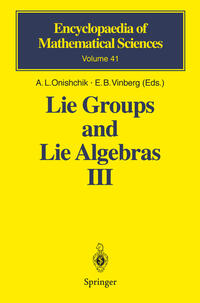 Vorderes Coverbild Lie Groups and Lie Algebras III