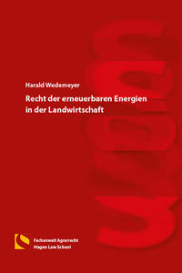 Vorderes Coverbild Recht der erneuerbaren Energien in der Landwirtschaft