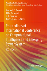 Vorderes Coverbild Proceedings of International Conference on Computational Intelligence and Emerging Power System