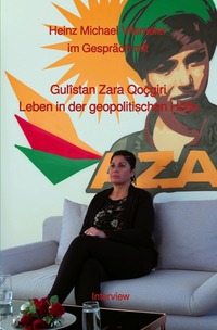 Vorderes Coverbild HAMCHA art integration - Menschen im Gespräch / Gulîstan Zara Qoçgiri Leben in der geopolitischen Hölle.
