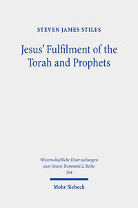 Vorderes Coverbild Jesus' Fulfilment of the Torah and Prophets