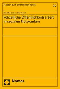 Vorderes Coverbild Polizeiliche Öffentlichkeitsarbeit in sozialen Netzwerken
