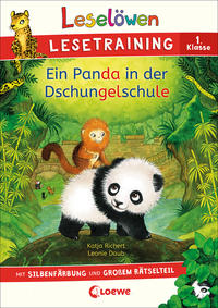 Vorderes Coverbild Leselöwen Lesetraining 1. Klasse - Ein Panda in der Dschungelschule