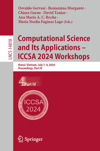 Vorderes Coverbild Computational Science and Its Applications – ICCSA 2024 Workshops