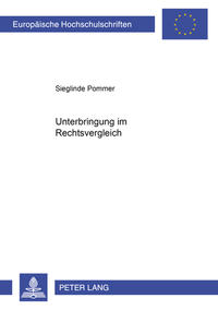 Vorderes Coverbild Unterbringung im Rechtsvergleich