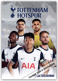 Vorderes Coverbild Tottenham Hotspur FC 2026 – A3-Posterkalender