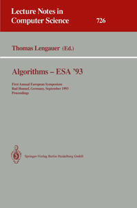 Vorderes Coverbild Algorithms - ESA '93