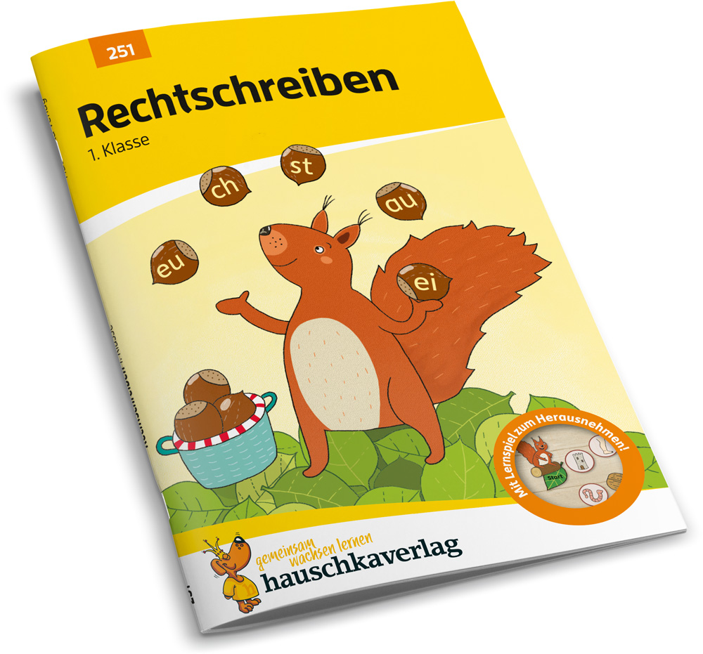 Beispielinhalt (Bild) Deutsch 1. Klasse Übungsheft - Rechtschreiben