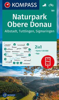 Vorderes Coverbild KOMPASS Wanderkarte 781 Naturpark Obere Donau - Albstadt - Tuttlingen - Sigmaringen 1:50.000