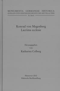 Vorderes Coverbild Konrad von Megenberg, Lacrima ecclesiae