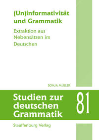 Vorderes Coverbild (Un)informativität und Grammatik