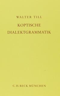 Vorderes Coverbild Koptische Dialektgrammatik