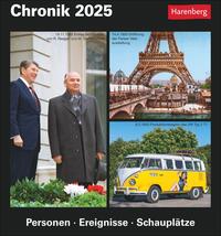 Vorderes Coverbild Chronik Tagesabreißkalender 2025 - Kulturkalender - Personen, Ereignisse, Schauplätze