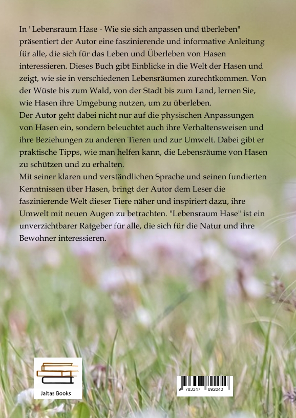 Rückseitencover Lebensraum Hase