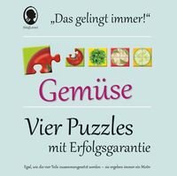 Vorderes Coverbild Das "Gelingt immer"-Puzzle Gemüse. Das Puzzle-Spiel für Senioren mit Demenz