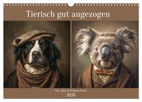 Vorderes Coverbild Tierisch gut angezogen (Wandkalender 2026 DIN A3 quer), CALVENDO Monatskalender