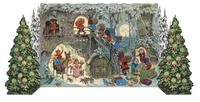 Vorderes Coverbild Adventskalender "Zwergleins Weihnacht"
