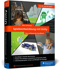 Vorderes Coverbild Spieleentwicklung mit Unity