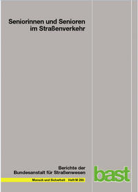 Vorderes Coverbild Seniorinnen und Senioren im Straßenverkehr