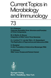 Vorderes Coverbild Current Topics in Microbiology and Immunology / Ergebnisse der Mikrobiologie und Immunitätsforschung