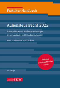 Vorderes Coverbild Praktiker-Handbuch Außensteuerrecht 2022, 2 Bde., 46.A.