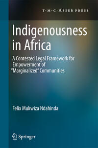 Vorderes Coverbild Indigenousness in Africa