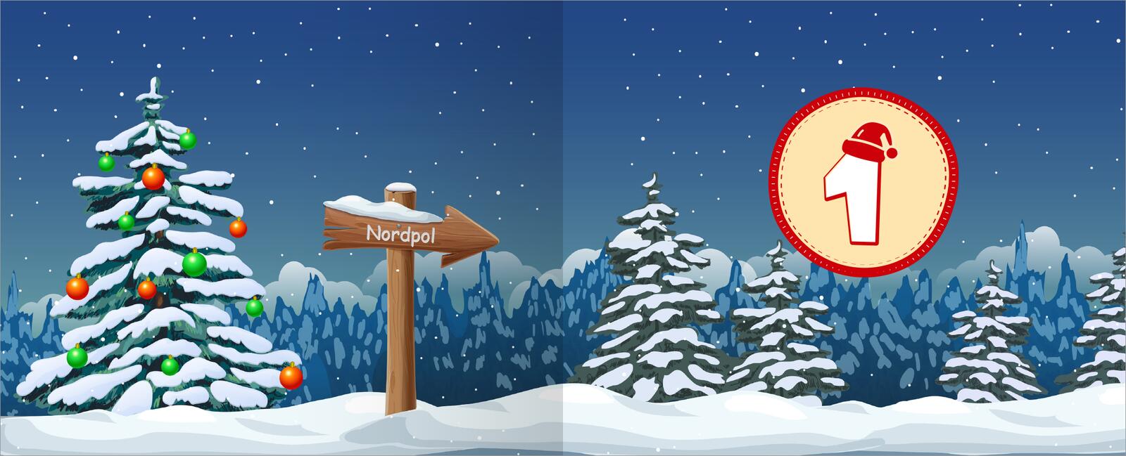 Beispielinhalt (Bild) Das große Weihnachtschaos. Adventskalender