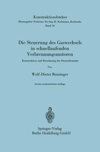 Vorderes Coverbild Die Steuerung des Gaswechsels in schnellaufenden Verbrennungsmotoren