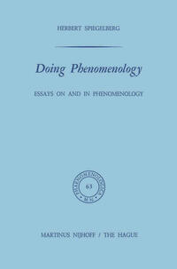 Vorderes Coverbild Doing Phenomenology