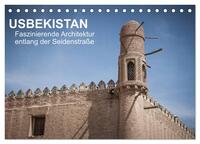 Vorderes Coverbild Usbekistan - Faszinierende Architektur entlang der Seidenstraße (Tischkalender 2025 DIN A5 quer), CALVENDO Monatskalender
