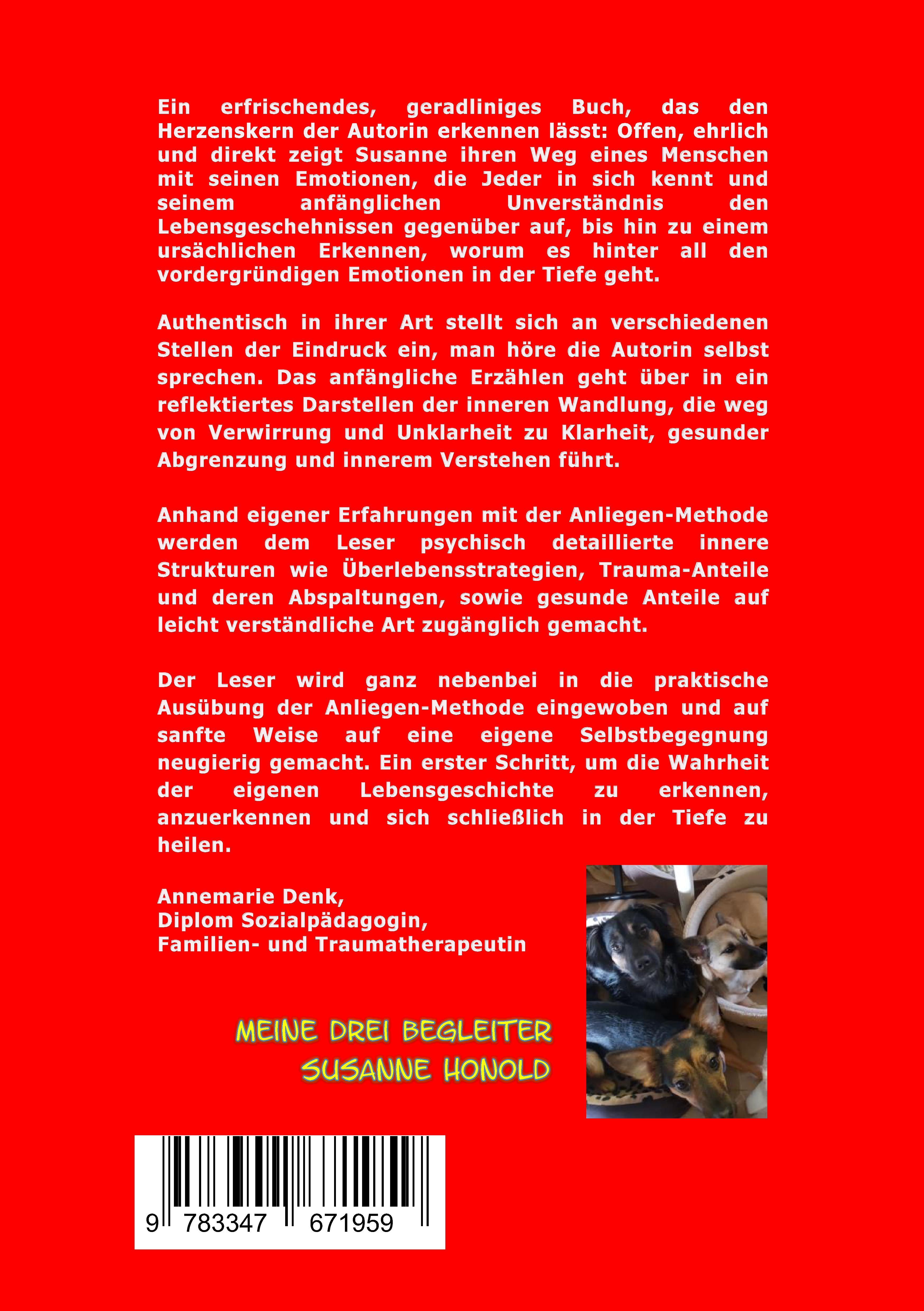 Rückseitencover ICH BIN WERTVOLL - Ich zeige mich, wie ich bin