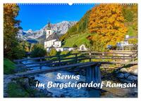 Vorderes Coverbild Servus im Bergsteigerdorf Ramsau (Wandkalender 2025 DIN A2 quer), CALVENDO Monatskalender