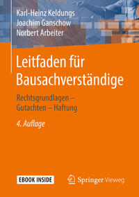 Vorderes Coverbild Leitfaden für Bausachverständige