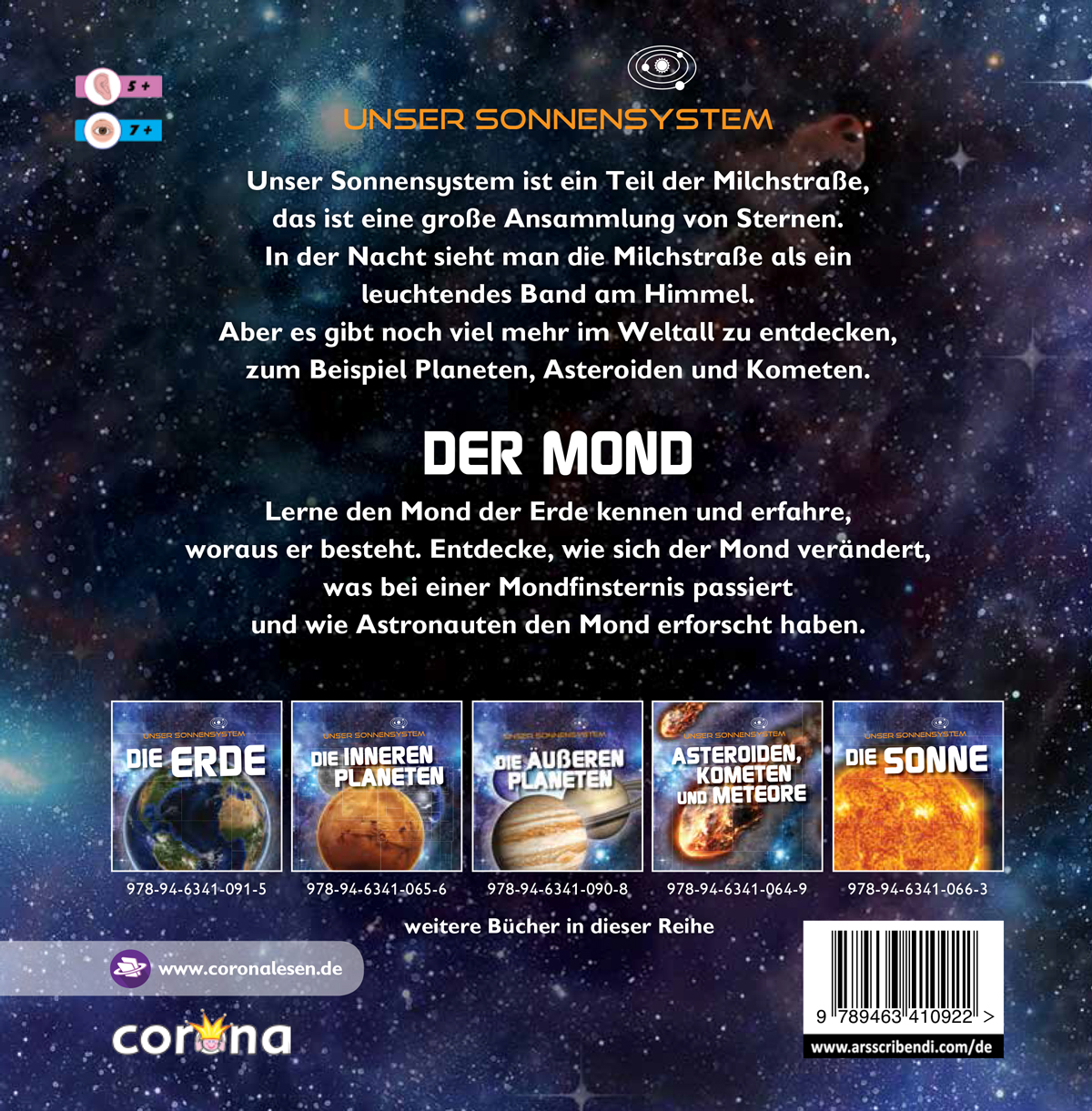 Rückseitencover Der Mond