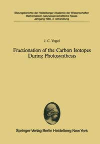 Vorderes Coverbild Fractionation of the Carbon Isotopes During Photosynthesis