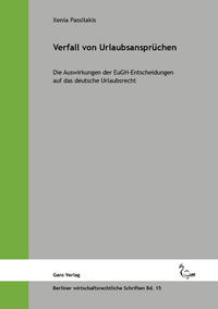 Vorderes Coverbild Verfall von Urlaubsansprüchen