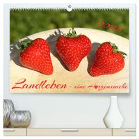 Vorderes Coverbild Landleben - eine Herzenssache (hochwertiger Premium Wandkalender 2025 DIN A2 quer), Kunstdruck in Hochglanz