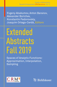 Vorderes Coverbild Extended Abstracts Fall 2019