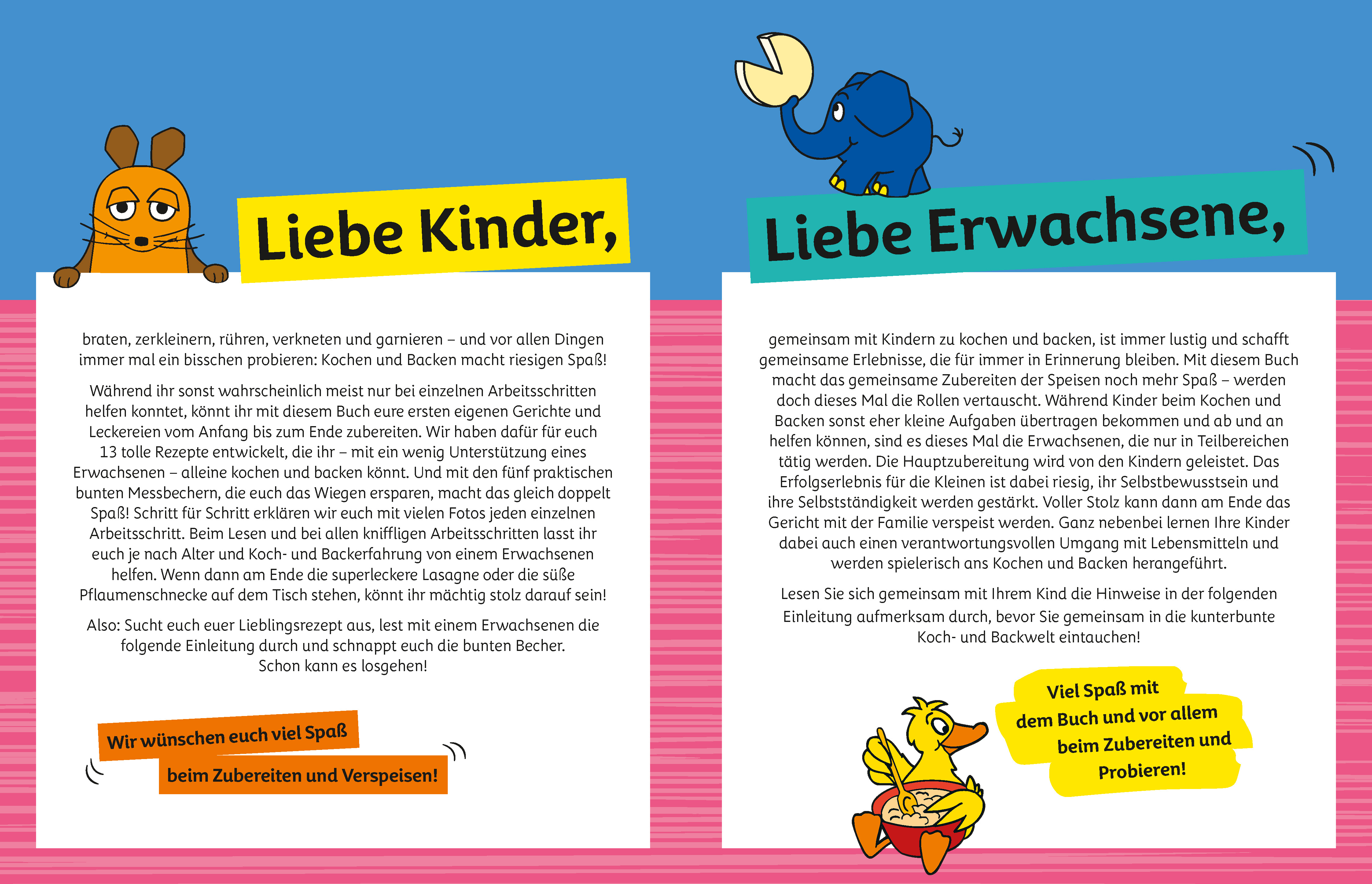 Beispielinhalt (Bild) Mit der Maus lecker kochen und backen