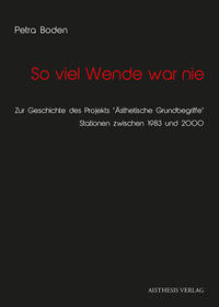 Vorderes Coverbild So viel Wende war nie