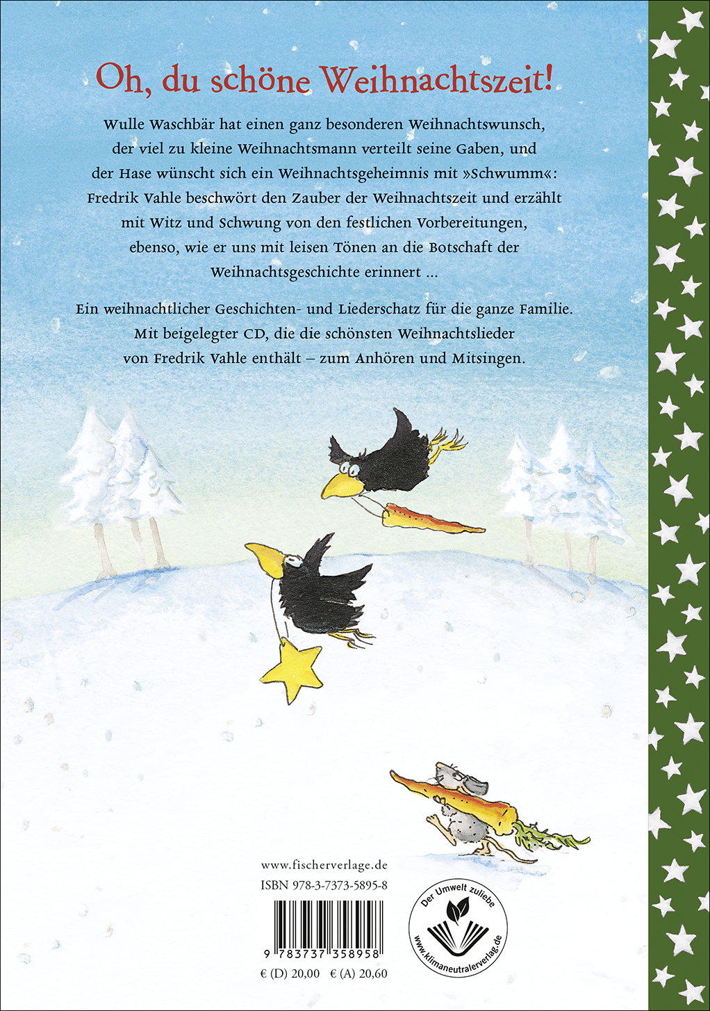 Rückseitencover Fröhliche Weihnachten mit Fredrik Vahle