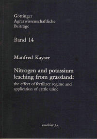 Vorderes Coverbild Nitrogen and potassium leaching from grassland