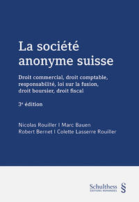 Vorderes Coverbild La société anonyme suisse (PrintPlu§)