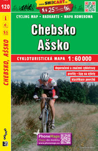 Vorderes Coverbild Chebsko, Ašsko / Eger, Asch (Radkarte 1:60.000)