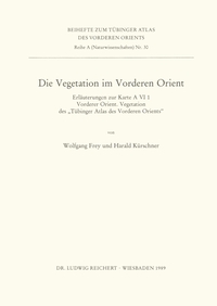 Vorderes Coverbild Die Vegetation im Vorderen Orient