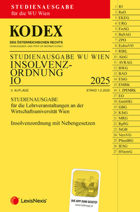 Vorderes Coverbild KODEX Insolvenzordnung für die WU 2025 - inkl. App