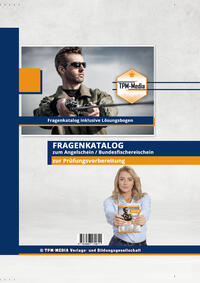 Vorderes Coverbild Fragenkatalog zum Angelschein mit über 1100 Lern-/Prüfungsfragen (Buch/Printversion)