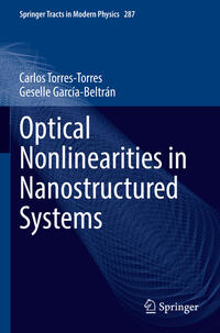 Vorderes Coverbild Optical Nonlinearities in Nanostructured Systems